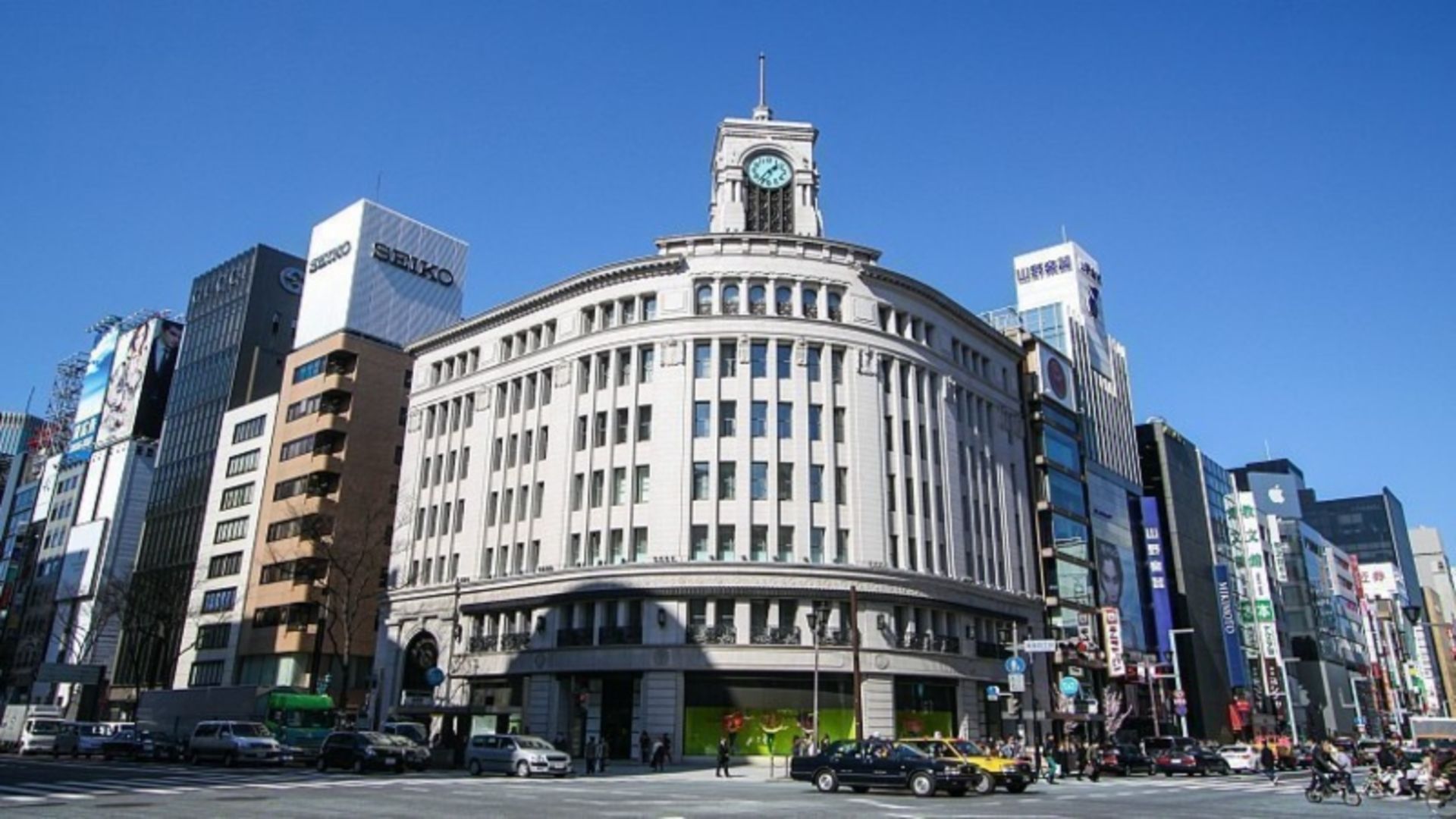 خیابان گینزا در توکیو؛ منبع عکس: سایت japan-guide.com. عکاس: نامشخص