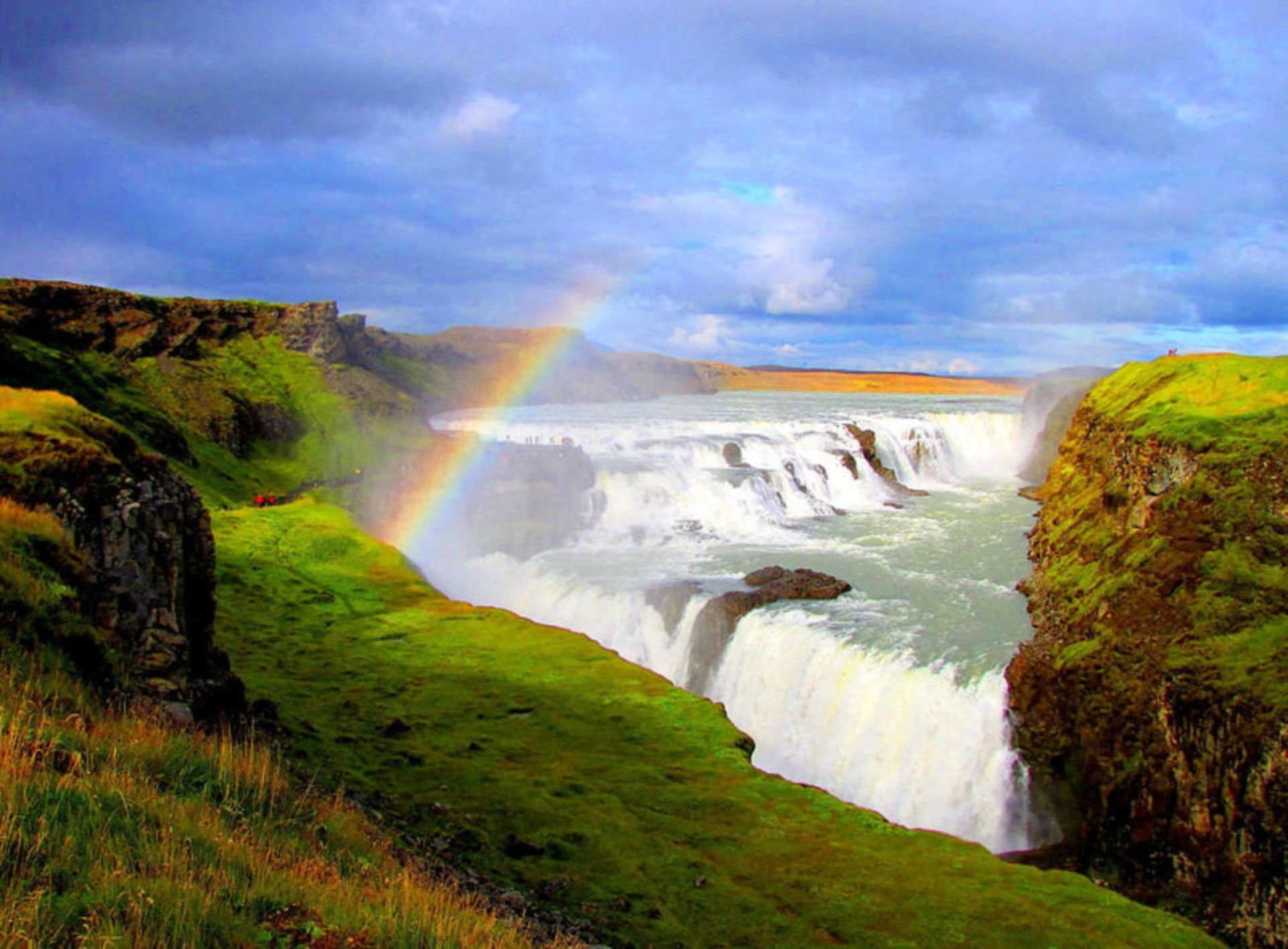 آبشار گولفوس (Gullfoss Waterfall) در ایسلند