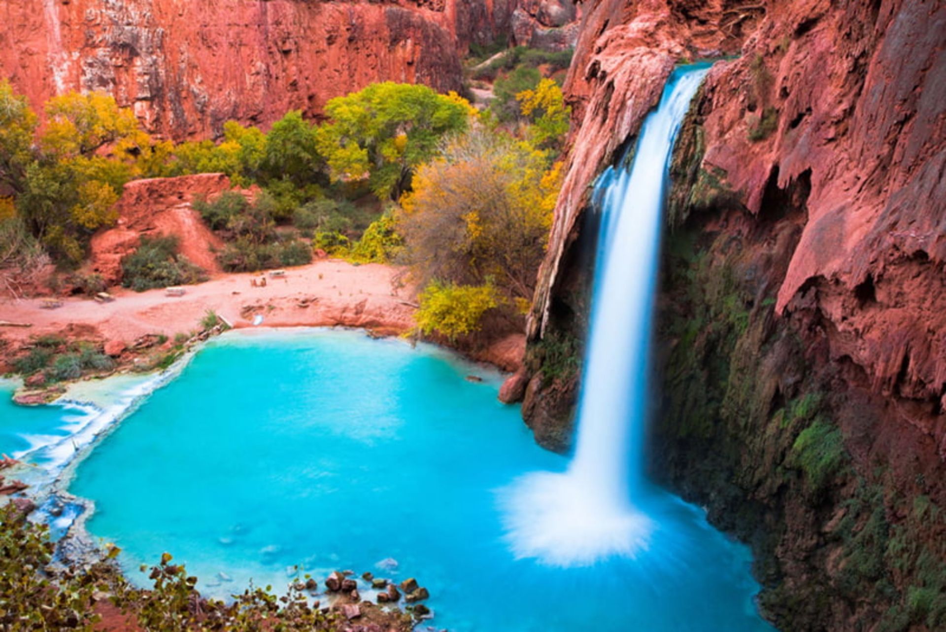 آبشار هاواسو (Havasu Falls) در آریزونا
