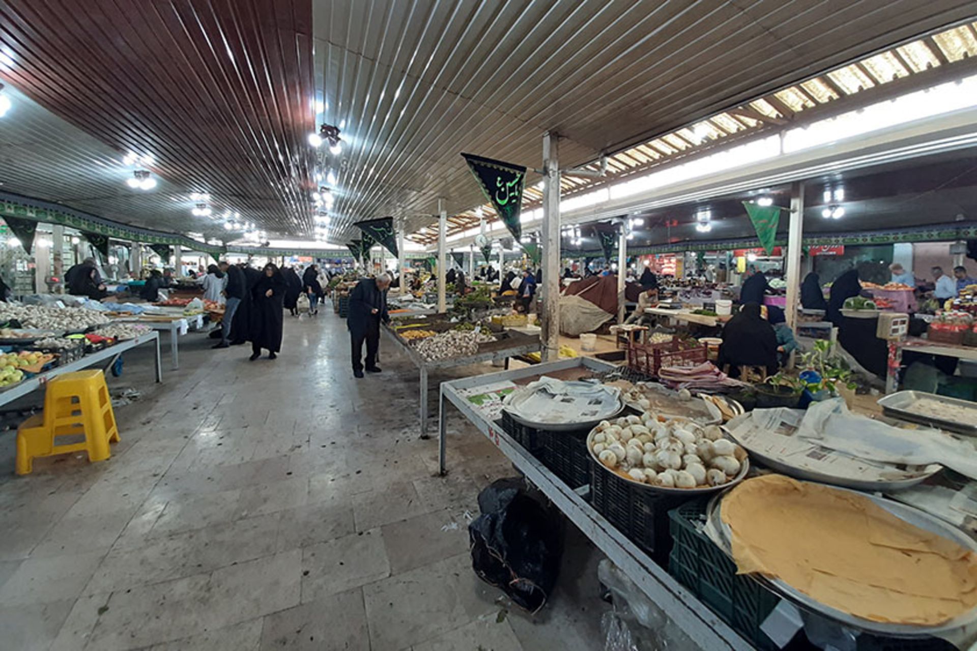 بازار روز فریدونکنار؛ منبع عکس: گوگل مپ؛ عکاس: سعید اکبری