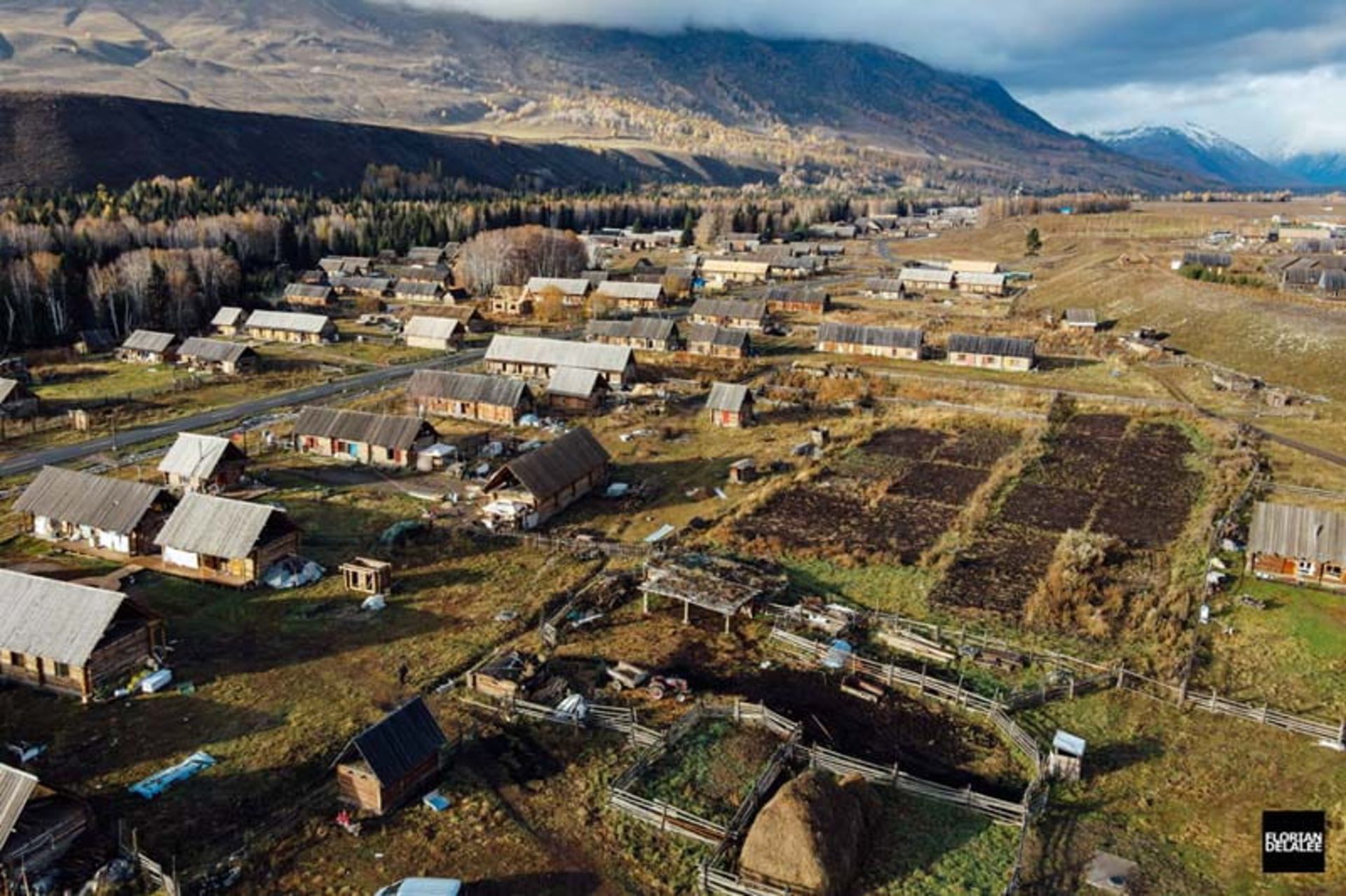 روستای همو در چین از نمای بالا