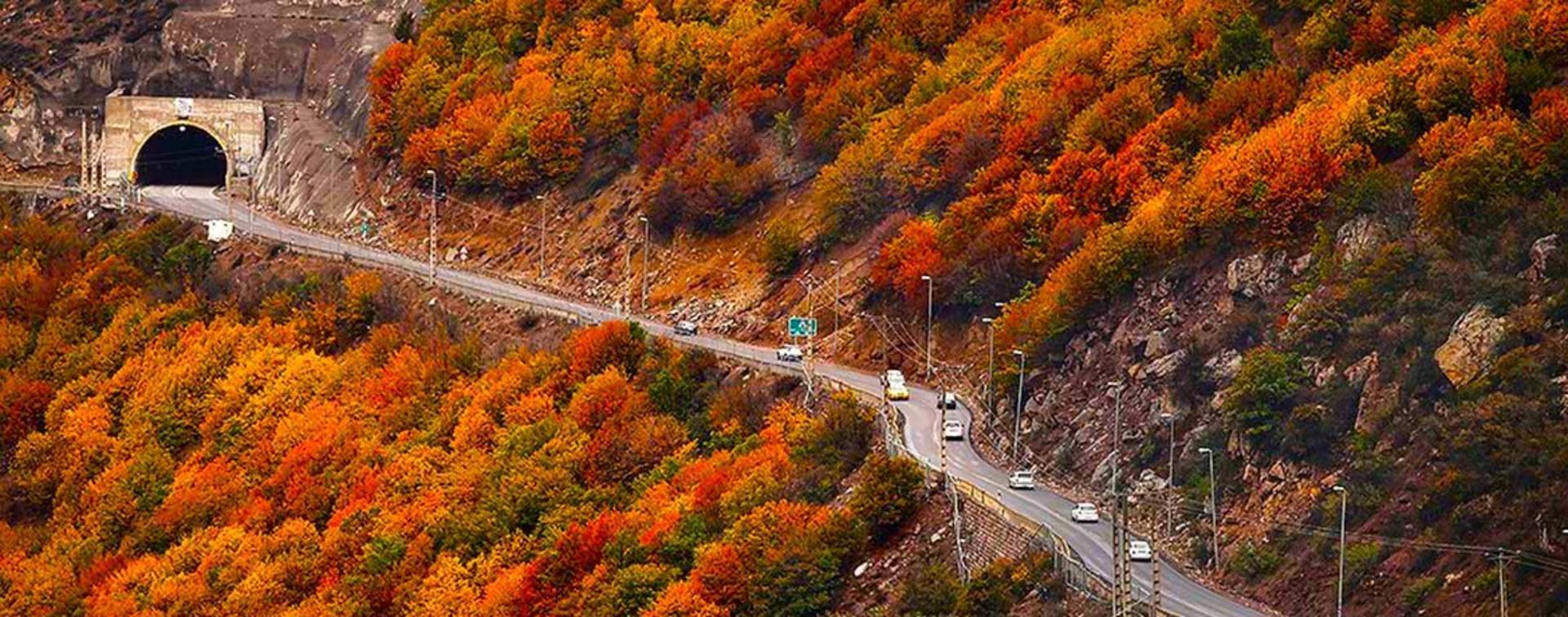 جاده چالوس؛ منبع عکس: ویکی مدیا؛ عکاس: مهران ریاضی