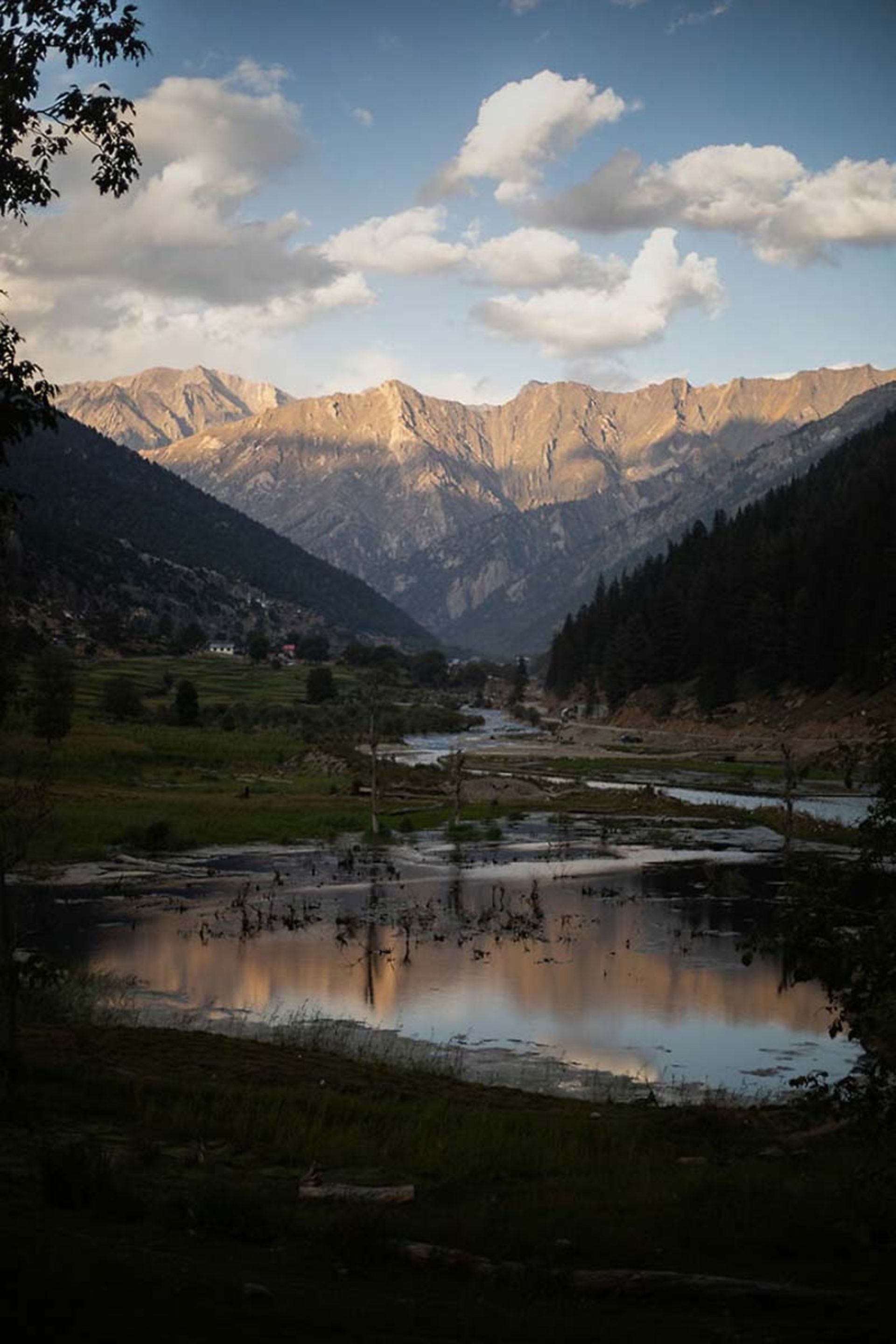 منظره یک رودخانه در افغانستان