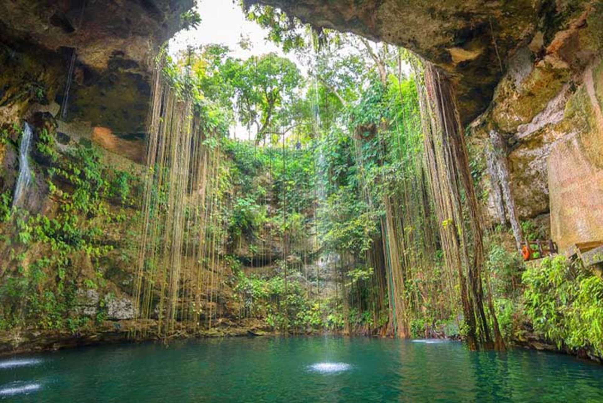 سنوتس (Cenotes) یا فروچاله‌های طبیعی عجیب در شبه جزیره یوکاتان (Yucatan)