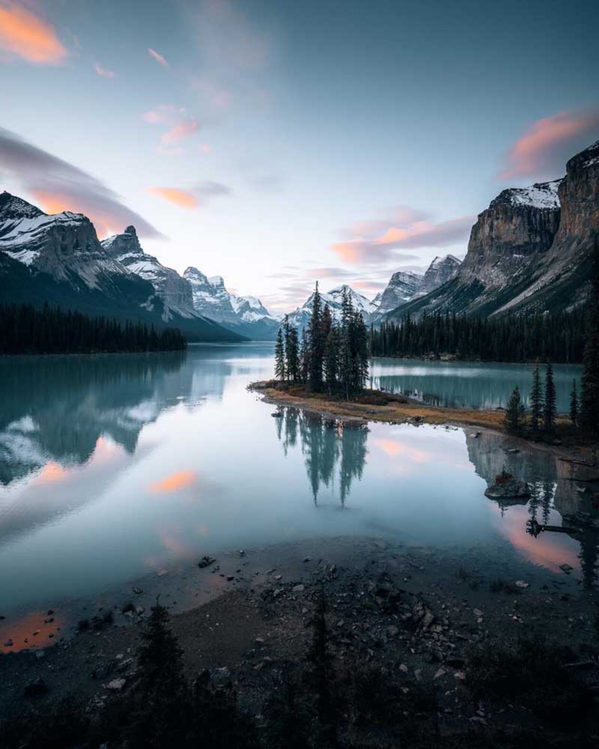 منظره‌ای در استان آلبرتا (Alberta) در کانادا 