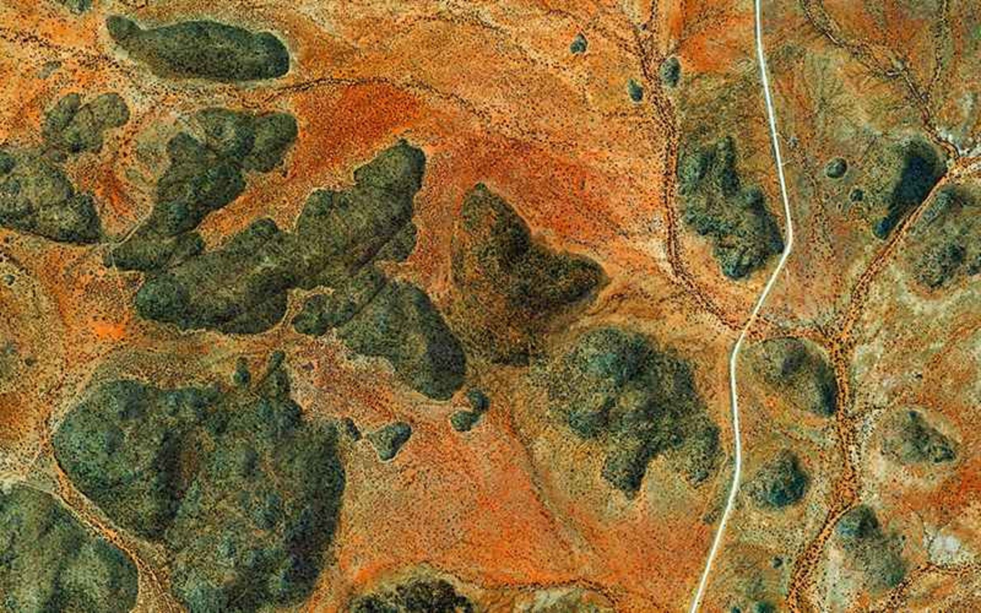 کوهستانی سرسبز در نامیبیا