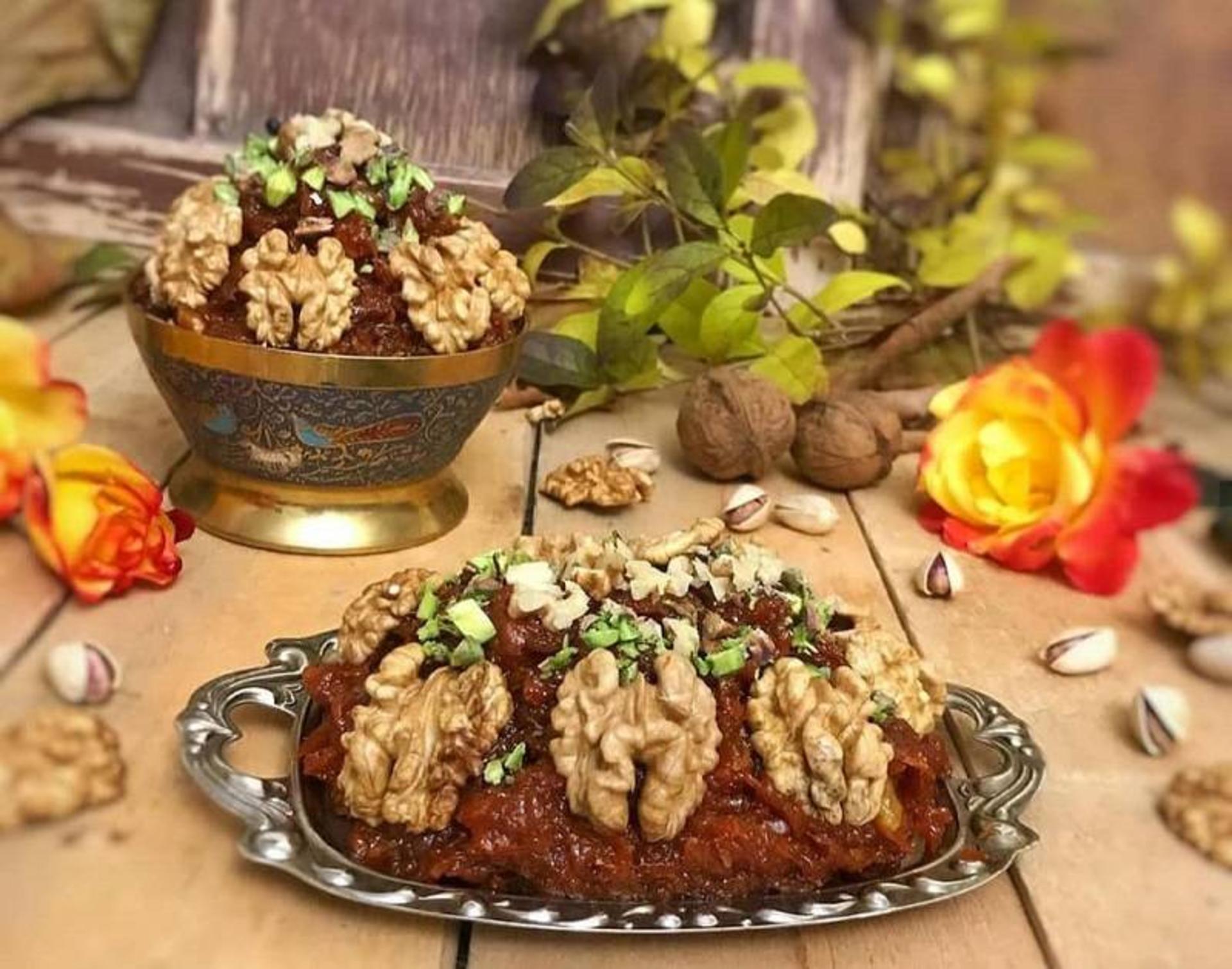 حلوای هویج ارومیه؛ منبع عکس: وب‌سایت Parsiday.com؛ عکاس: نامشخص