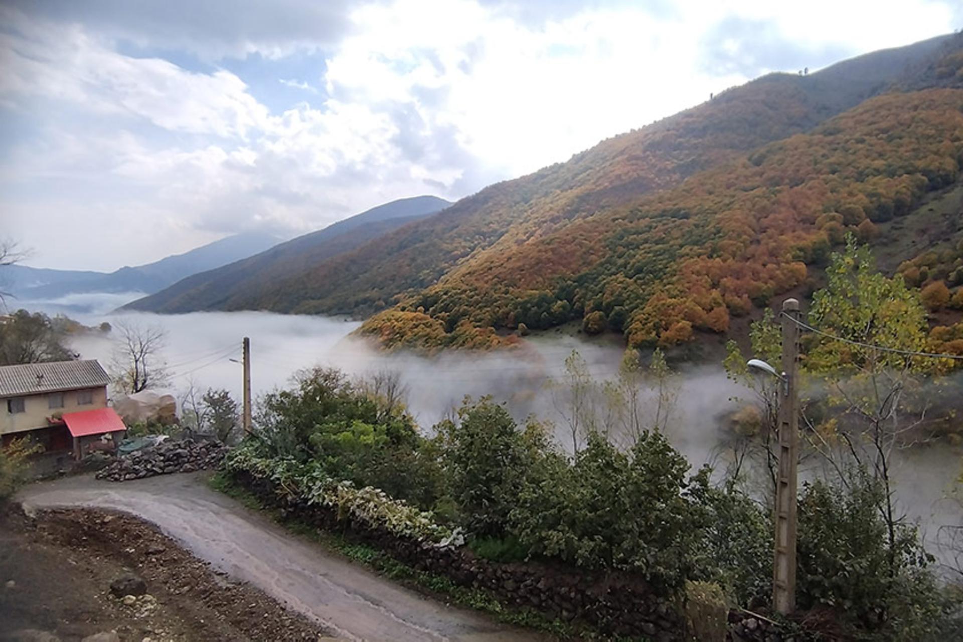 روستای ناتر مرزن آباد؛ منبع عکس: گوگل مپ؛ عکاس: نامشخص