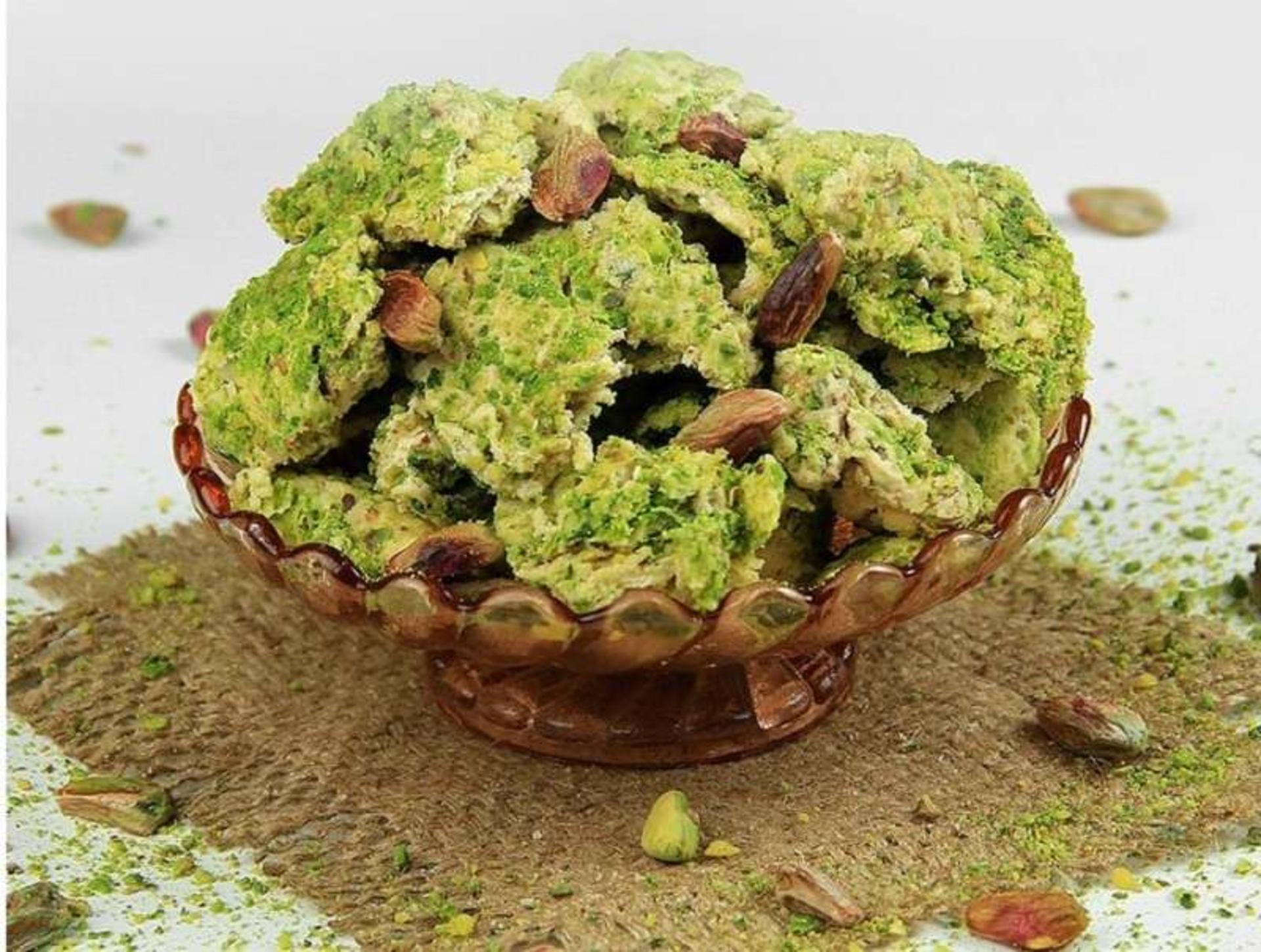 حلوای پسته؛ منبع عکس: وب‌سایت ؛log.okcs.com عکاس: نامشخص