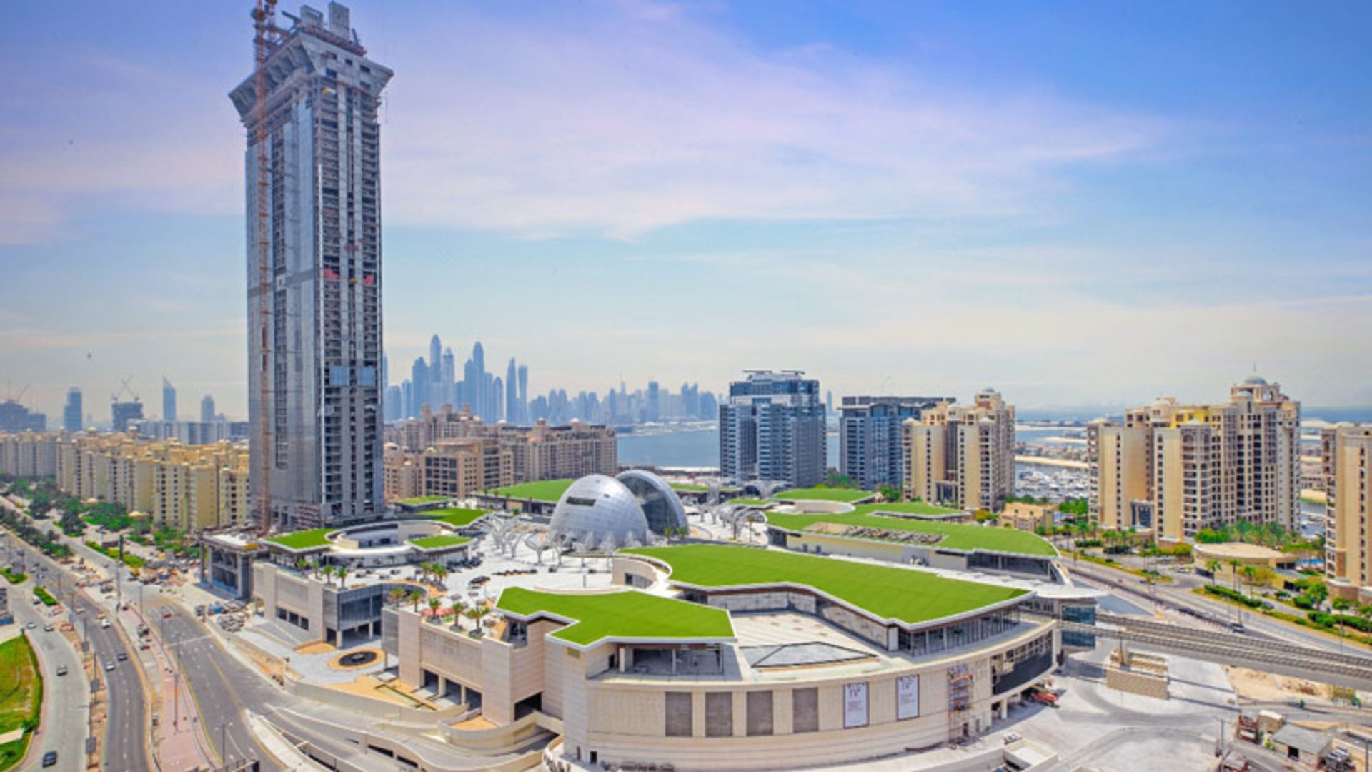 چشم‌انداز مرکز خرید نخیل؛ منبع عکس: Google Maps، عکاس: Nakheel Mall
