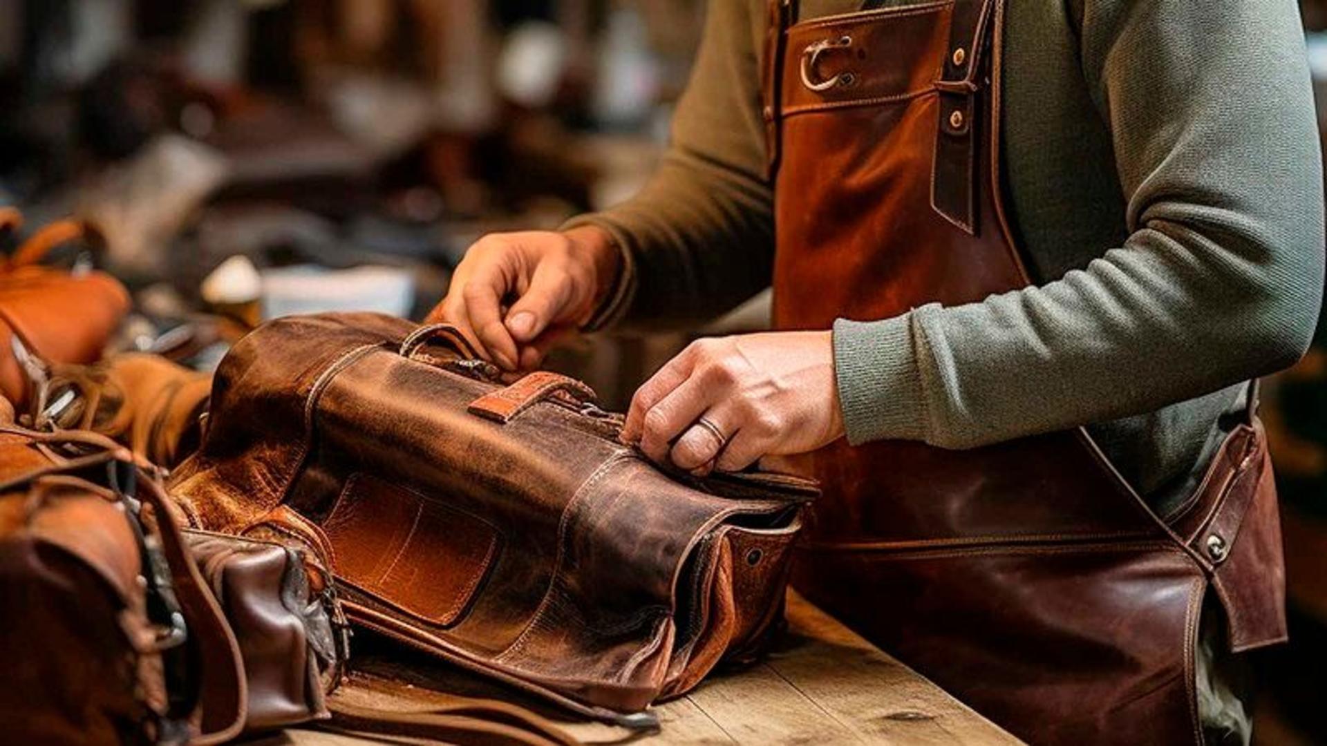 مصنوعات چرمی؛ منبع عکس: وب‌سایت Givehmarket.com؛ عکاس: نامشخص