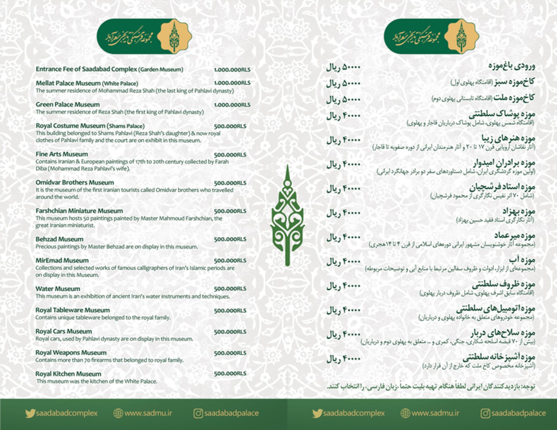بلیت موزه