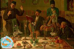 نوروز در ایران باستان؛ منبع عکس: ویکی‌مدیا؛ عکاس: گنجینه کاخ گلستان