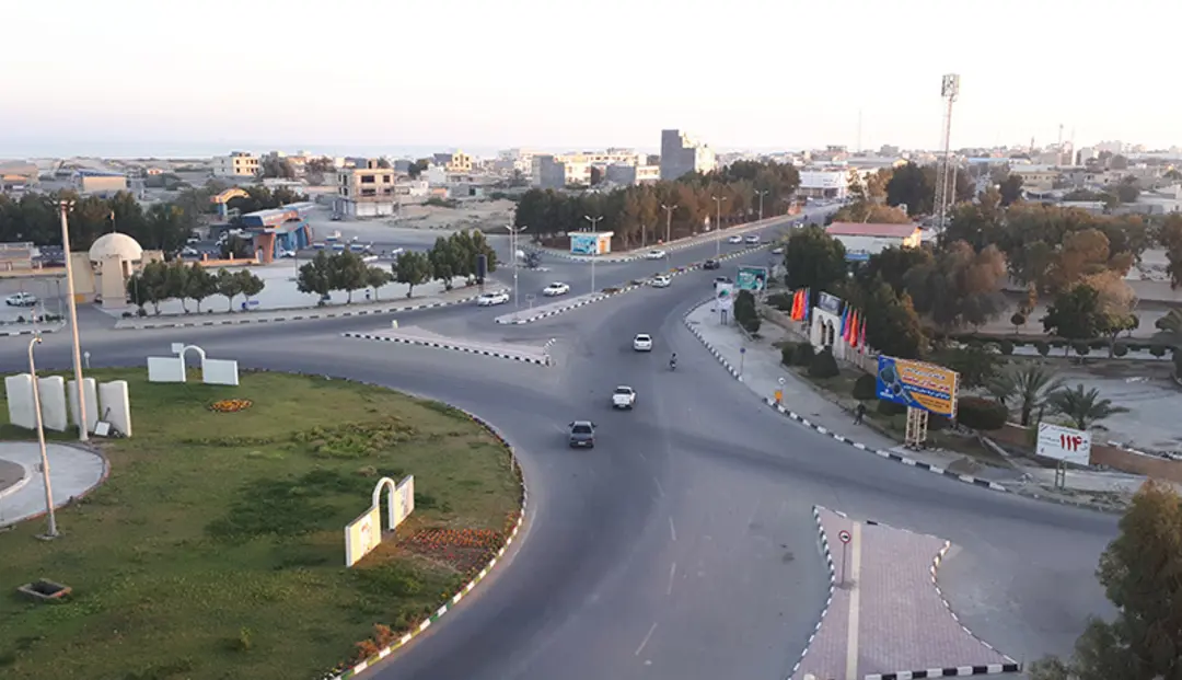 بندر جاسک؛ منبع عکس: گوگل مپ؛ عکاس: Eli Chochang