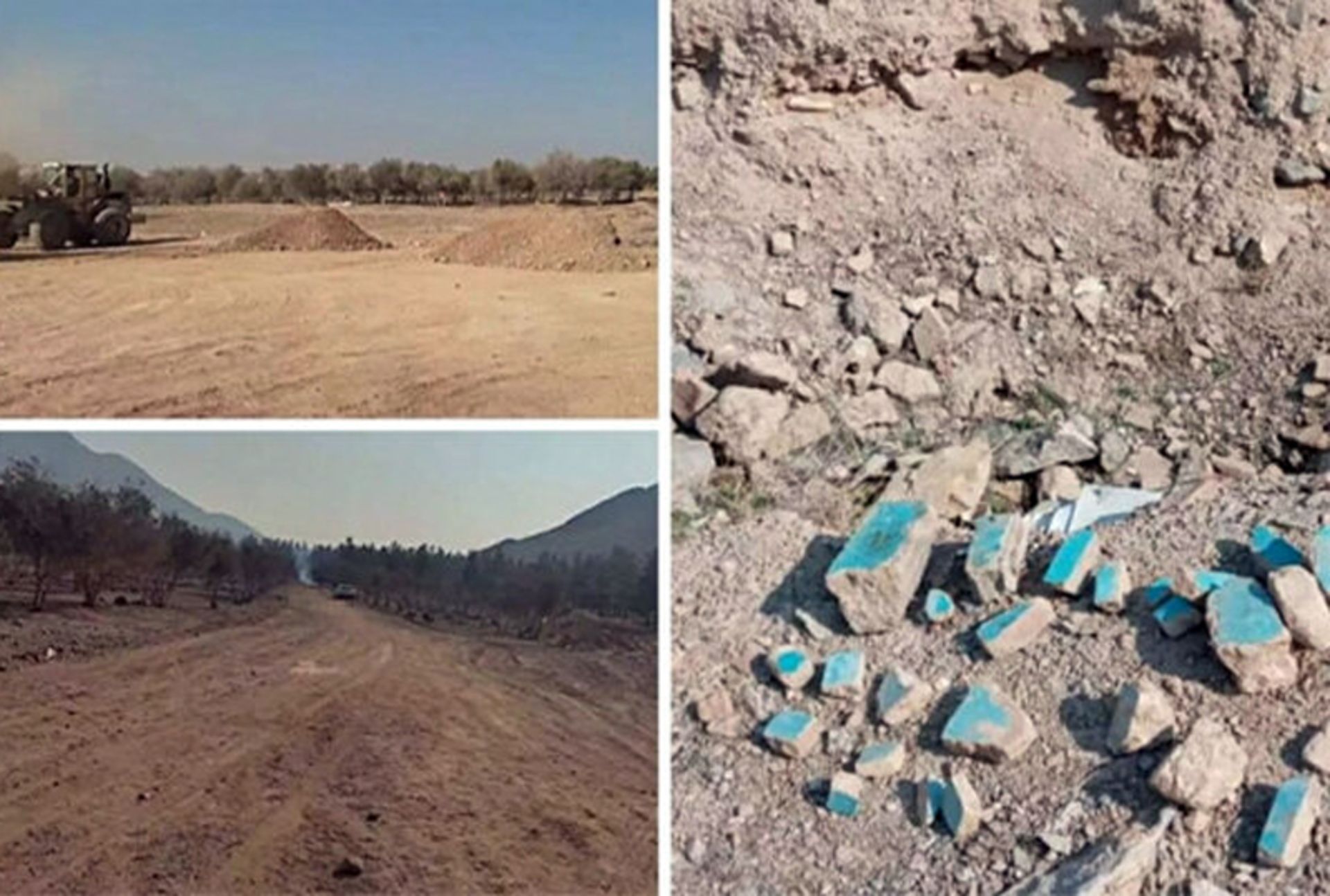 حفاری گورستان شهر ری