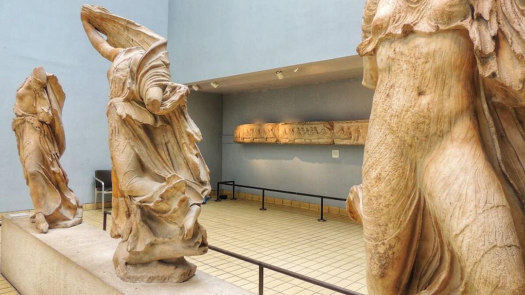 بخش یونان و روم موزه بریتانیا؛ منبع عکس: Through Eternity Tours، عکاس: نامشخص