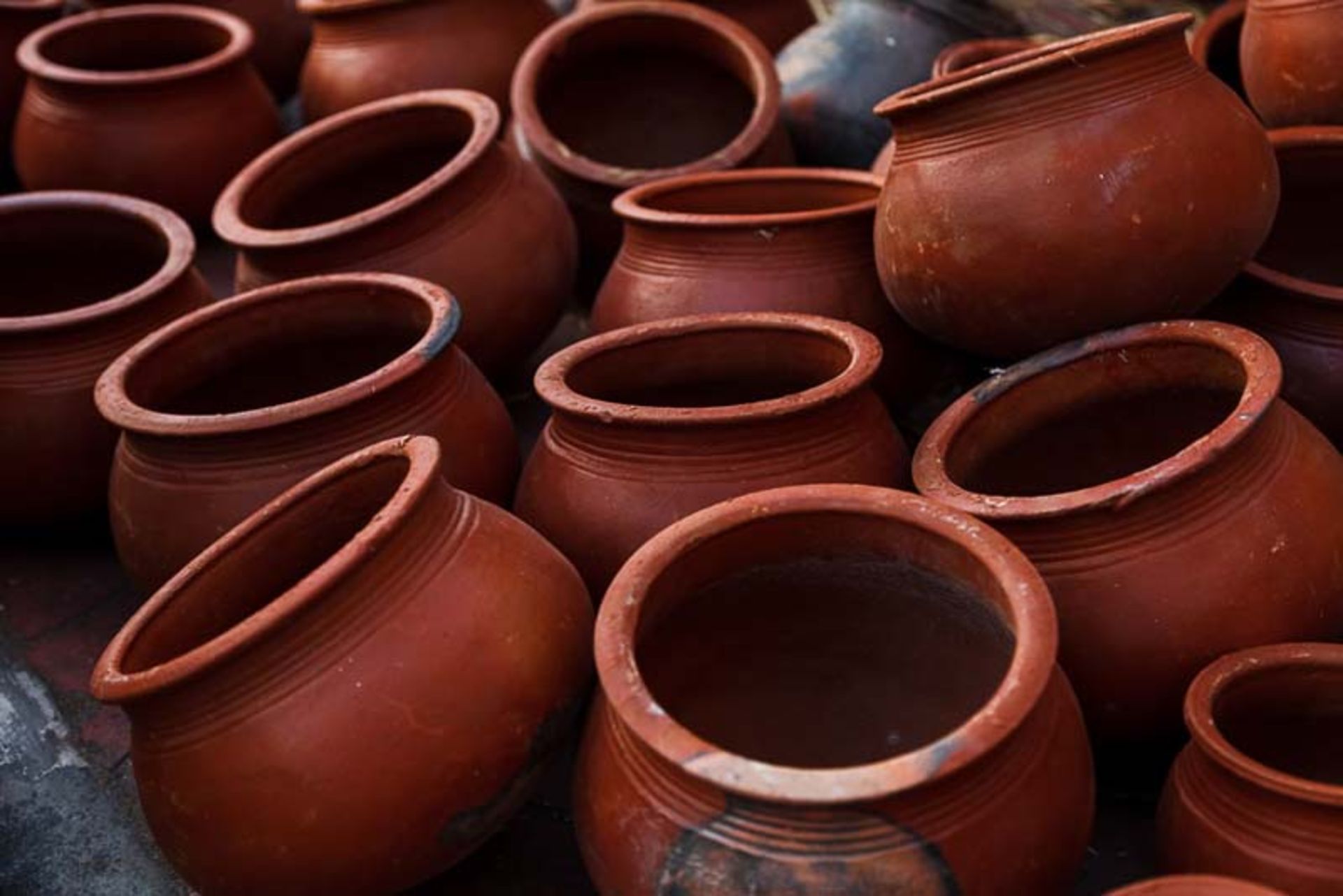 کوزه‌های سفالی فستیوال پونگالا