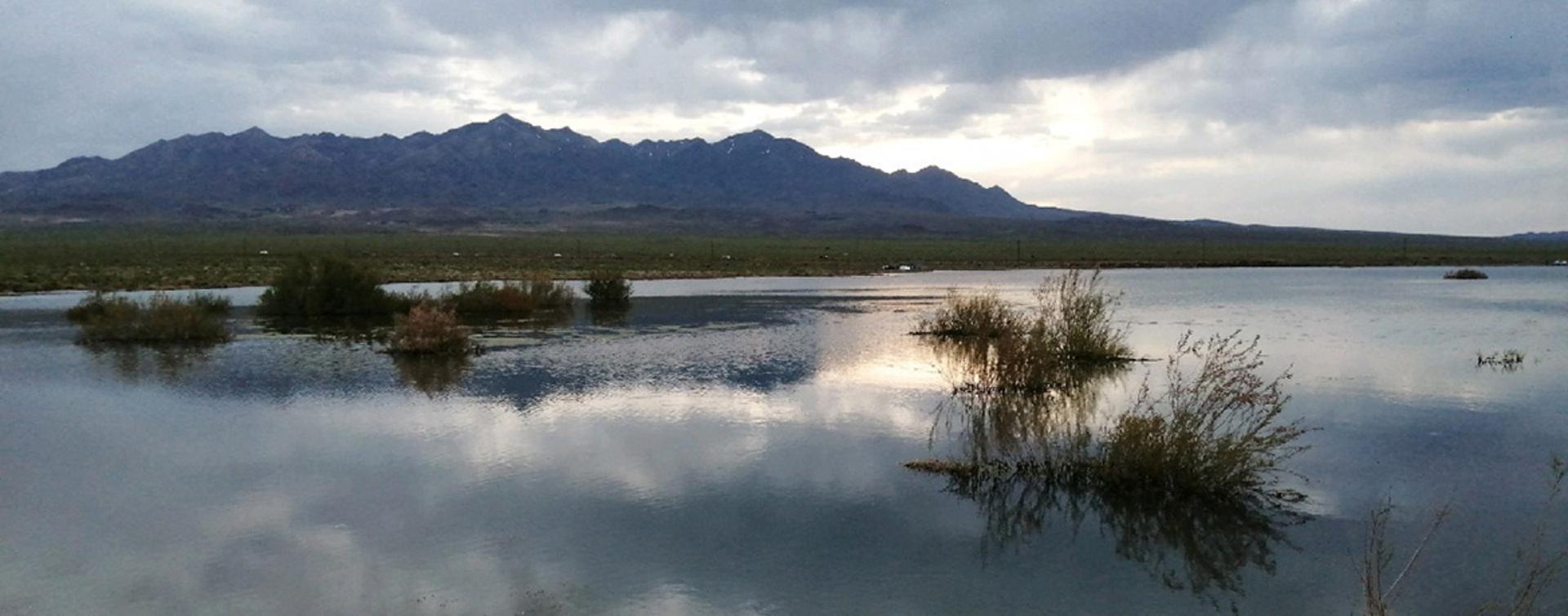دریاچه ترشاب؛ منبع عکس: خبرگزاری صدا و سیما؛ عکاس: نامشخص