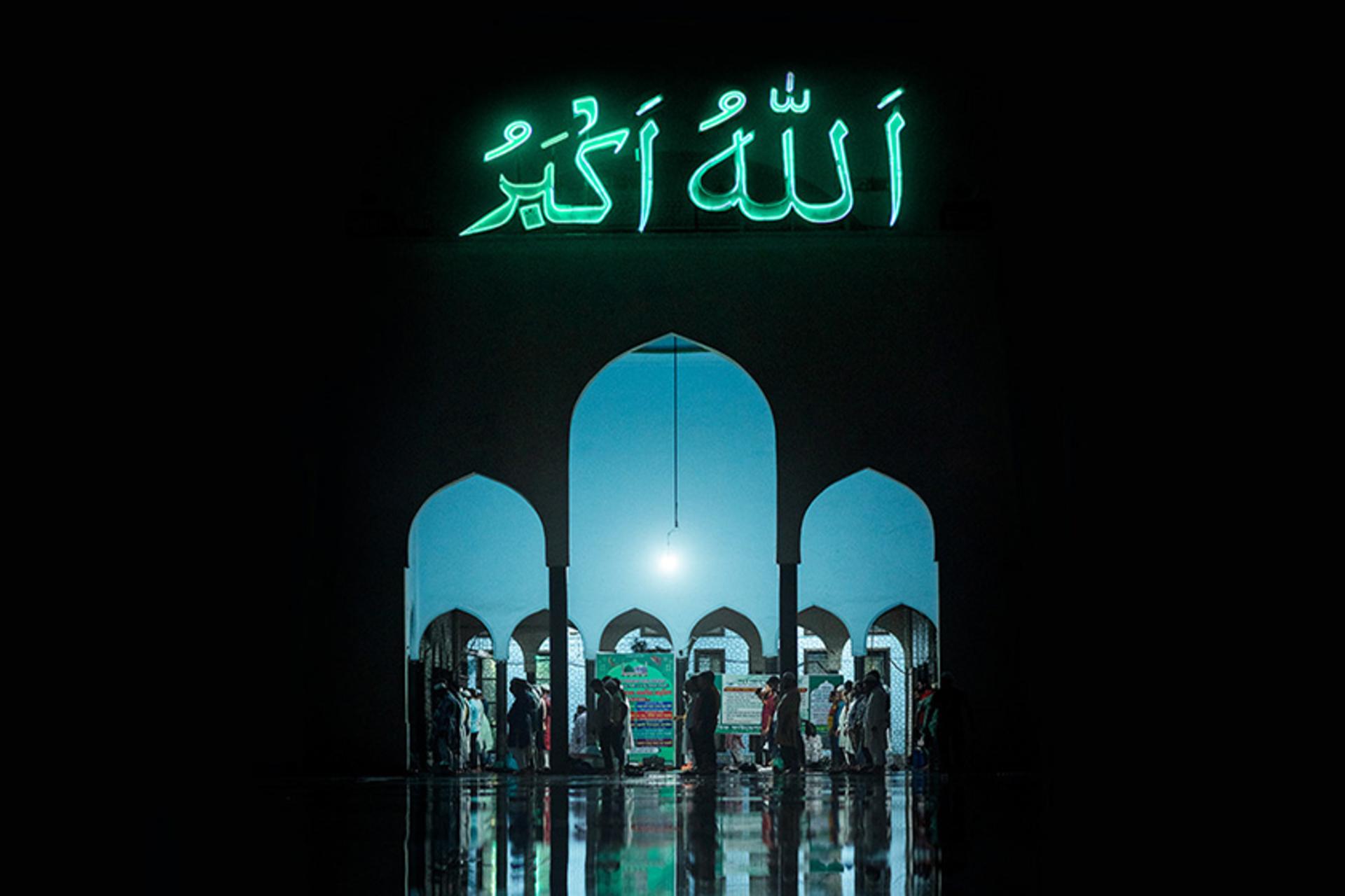 مسجدی در داکای بنگلادش