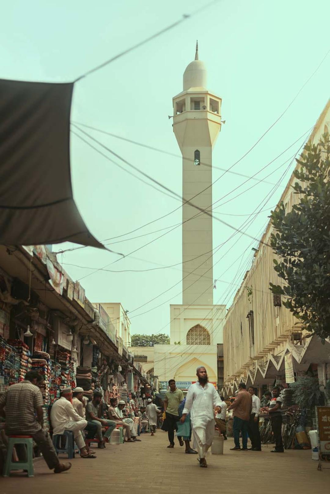 مناره مسجدی در داکای بنگلادش 
