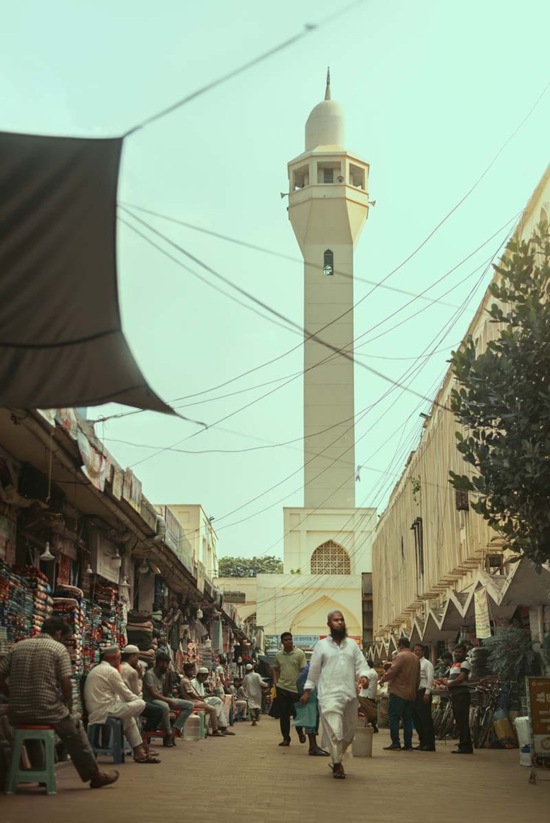 مناره مسجدی در داکای بنگلادش 