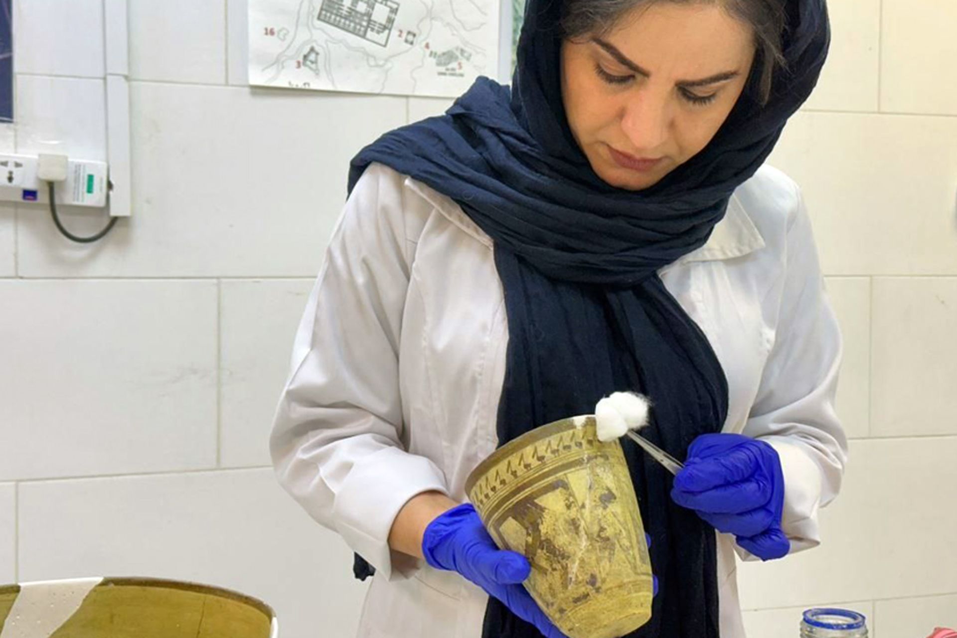 مرمت اشیای موزه شوش
