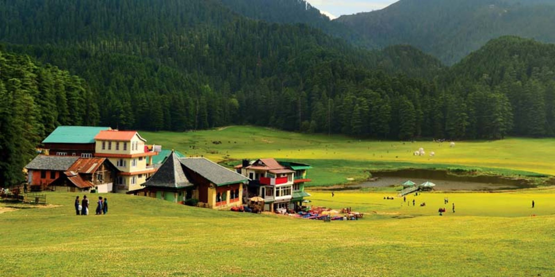 کلبه‌هایی در  سوئیس کوچک هند