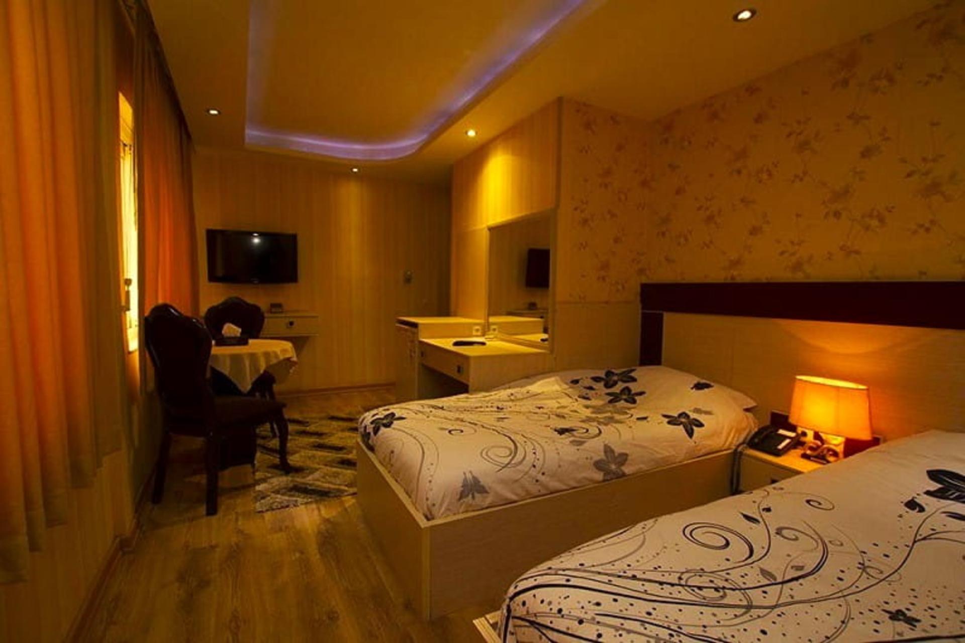 اتاق هتل شبستان، منبع: shabestanhotel.com، عکاس نامشخص