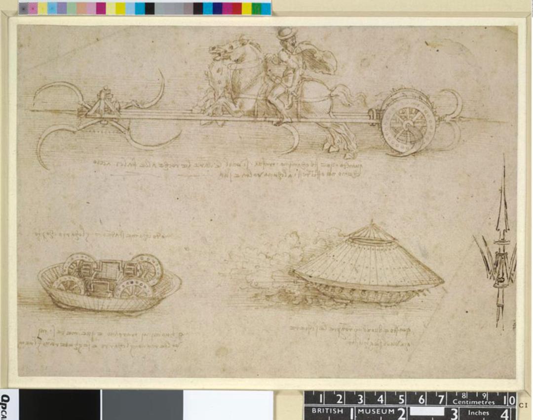 نقاشی لئورناردو داوینچی موزه بریتانیا؛ منبع عکس: British Museum، عکاس: نامشخص