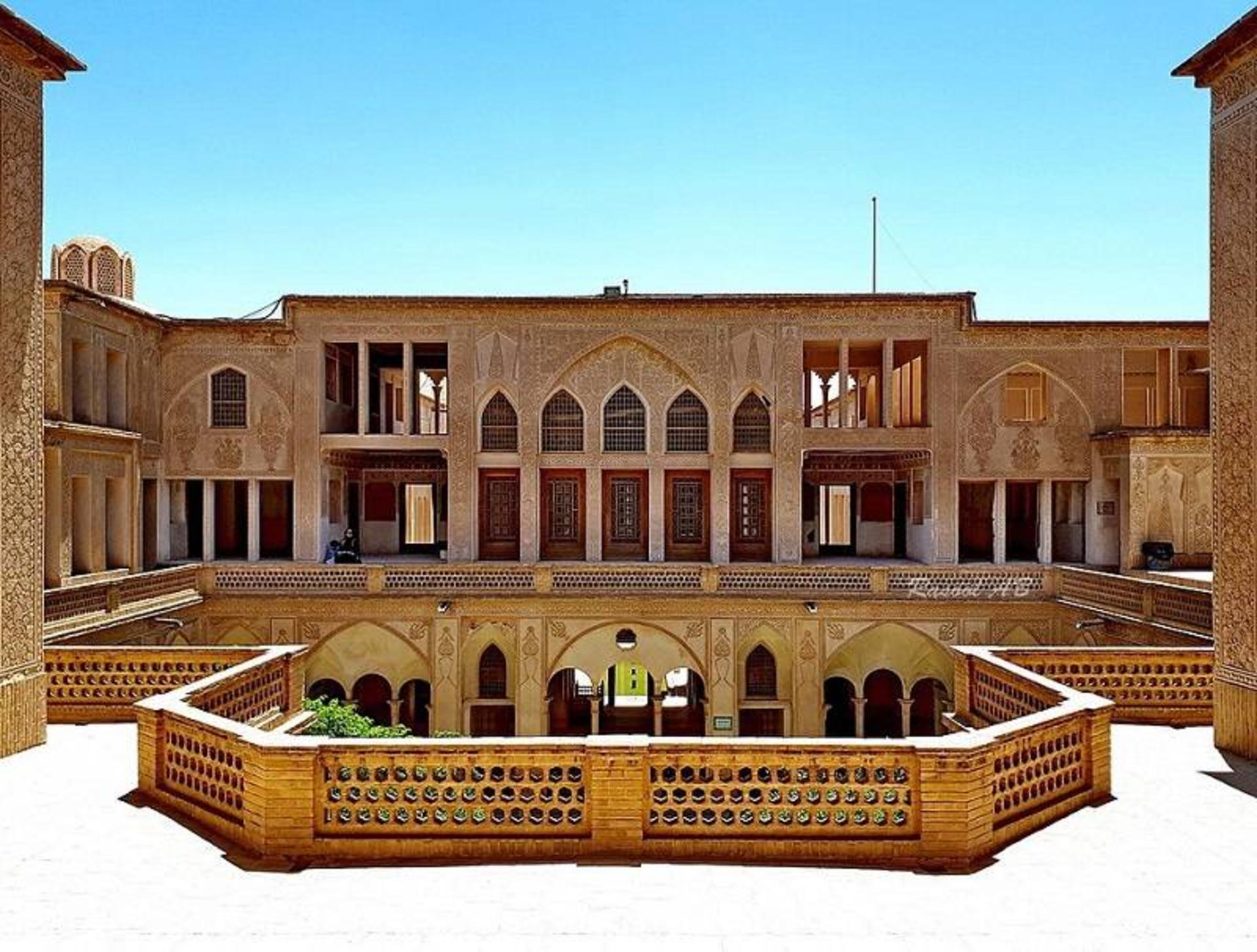 خانه تاریخی عباسیان کاشان؛ منبع عکس: ویکی لاک؛ عکاس: رسول عباسی