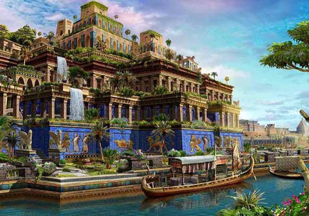 باغ های معلق بابل؛ منبع عکس: خبرگزاری برنا؛ عکاس: نامشخص