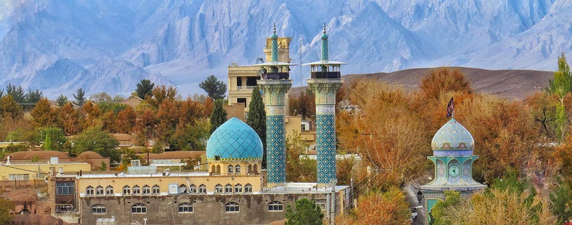مسجد جامع راین و امامزاده شیر خدا؛ منبع عکس: میراث آریا؛ عکاس: نامشخص