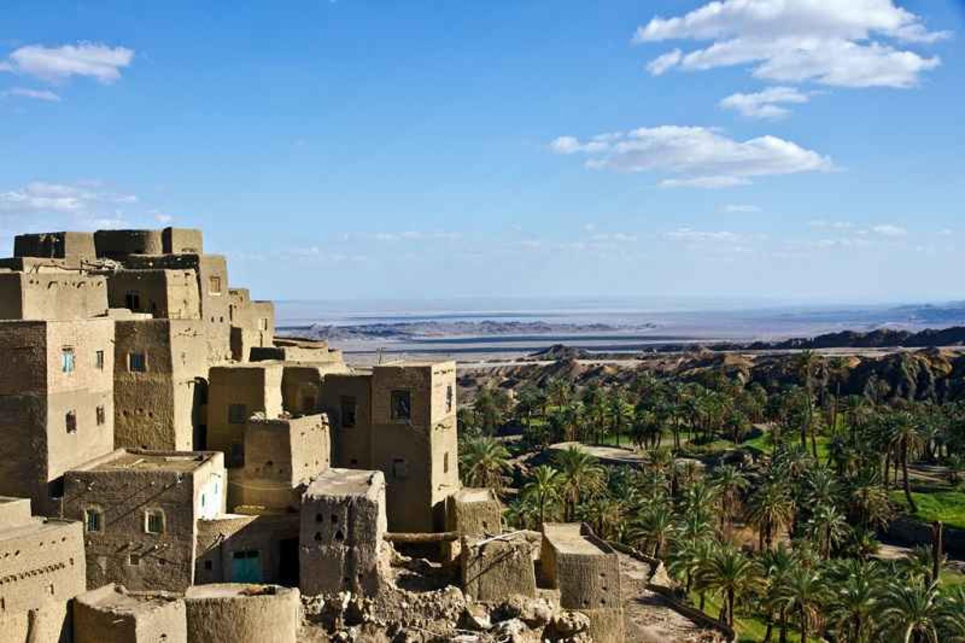 روستای پلکانی و کویری نایبند؛ منبع عکس: گوگل مپ؛ عکاس: محمد جهانبخشی