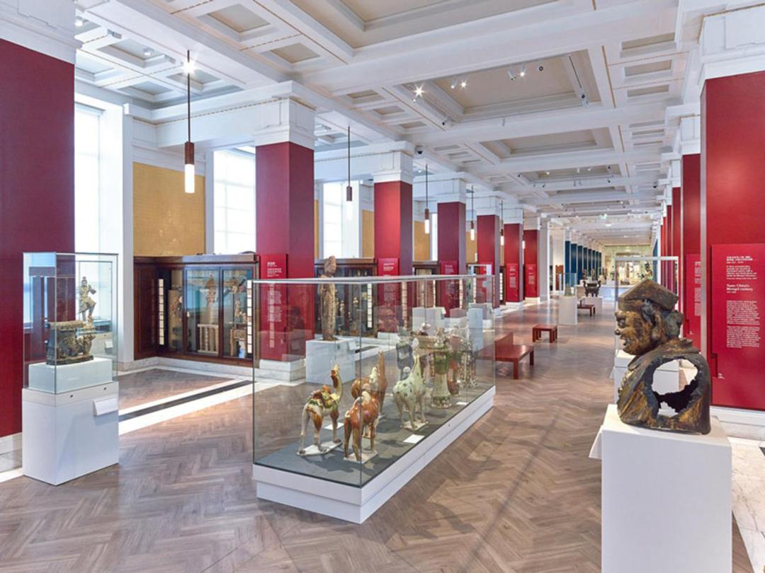 بخش آسیای موزه بریتانیا؛ منبع عکس: British Museum، عکاس: نامشخص