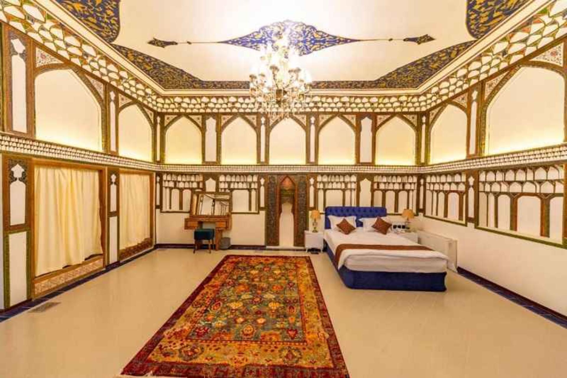لچک و ترنچ سقف اتاق شکم دریده کاخ سرهنگ؛ منبع عکس: وب سایت جاباما؛ عکاس: نامشخص