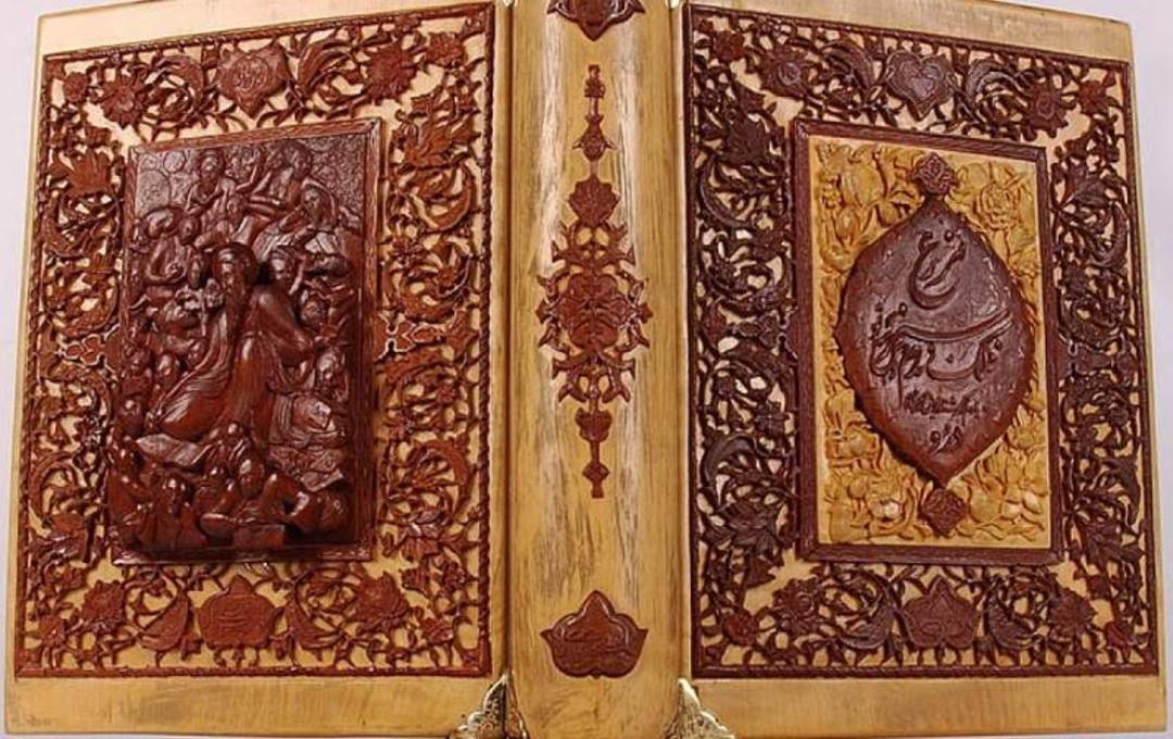 نازک کاری سنندج؛ منبع عکس: وب سایت Eneshat.com. عکاس: نامشخص