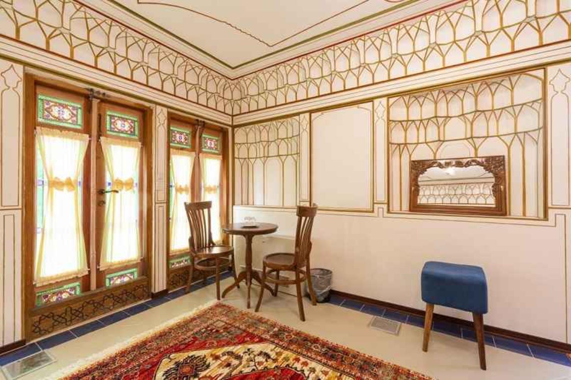 طلاکاری های اتاق مولانا کاخ سرهنگ؛ منبع عکس: وب سایت جاباما؛ عکاس: نامشخص