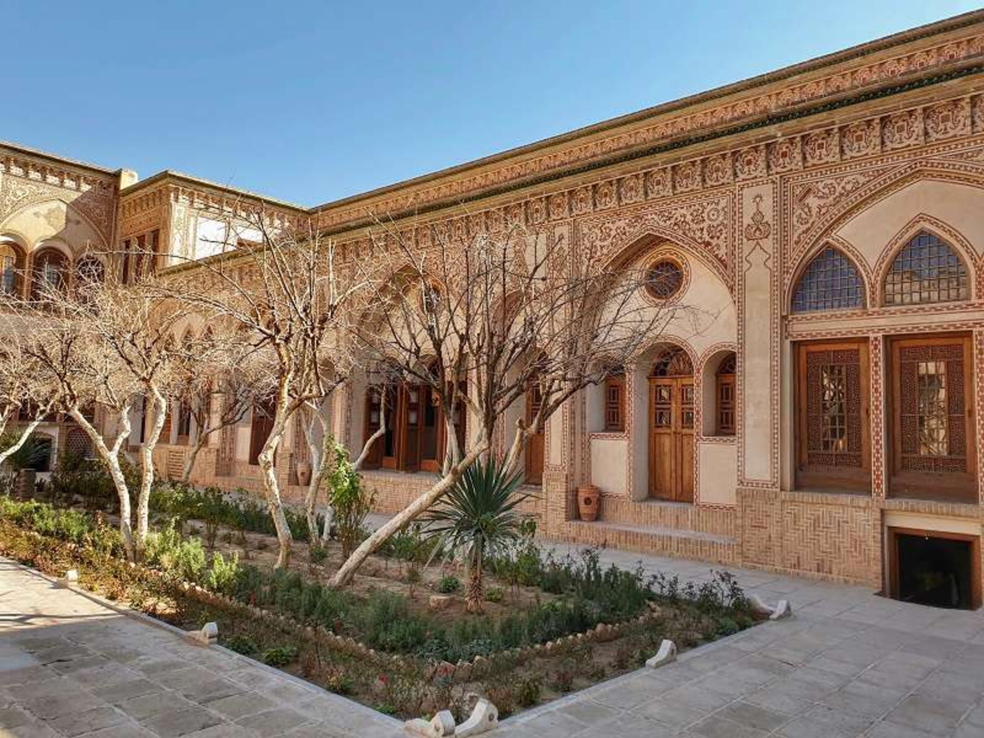 خانه تاریخی عامری ها کاشان؛ منبع عکس: گوگل مپ؛ عکاس: مجید رازقیان