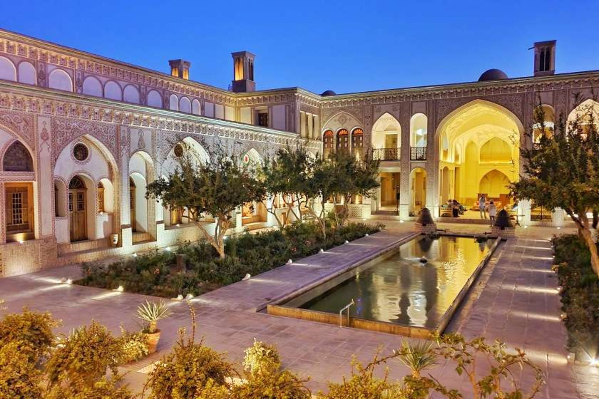 خانه تاریخی عامری کاشان؛ منبع عکس: گوگل مپ؛ عکاس: فرشید علی محمدیان