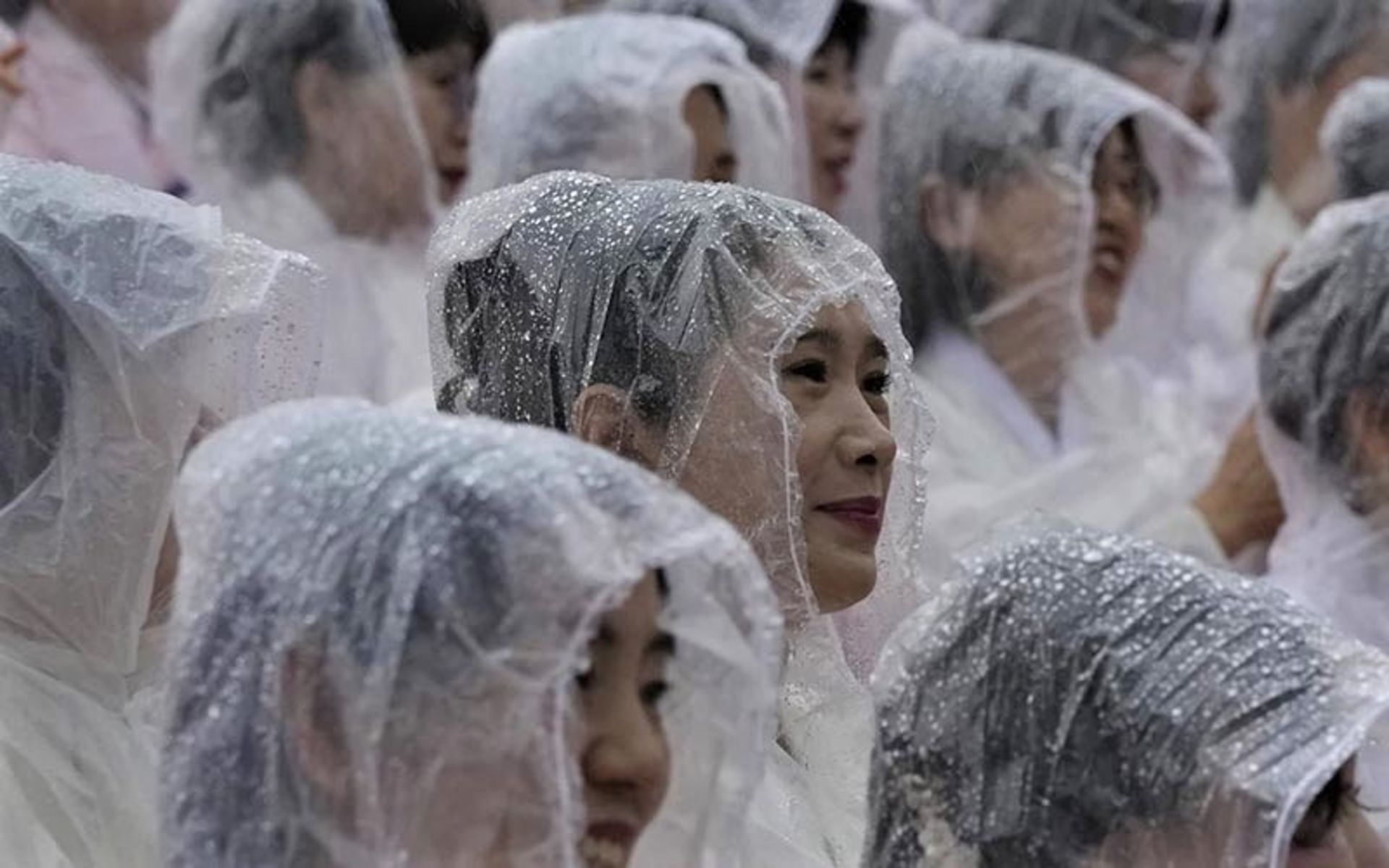 جشنواره فانوس نیلوفر آبی سئول در باران؛ منبع عکس: apnews.com، عکاس: Ahn Young-joon