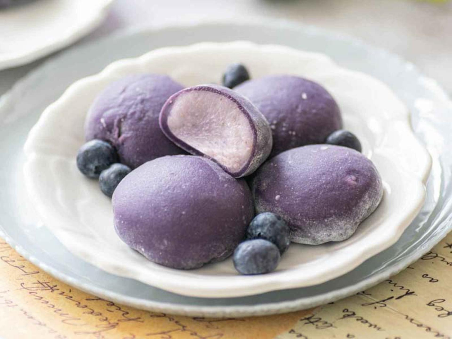 موچی بنفش با سیب زمینی شیرین؛ منبع عکس: SugarYums ؛ نام عکاس: نامشخص