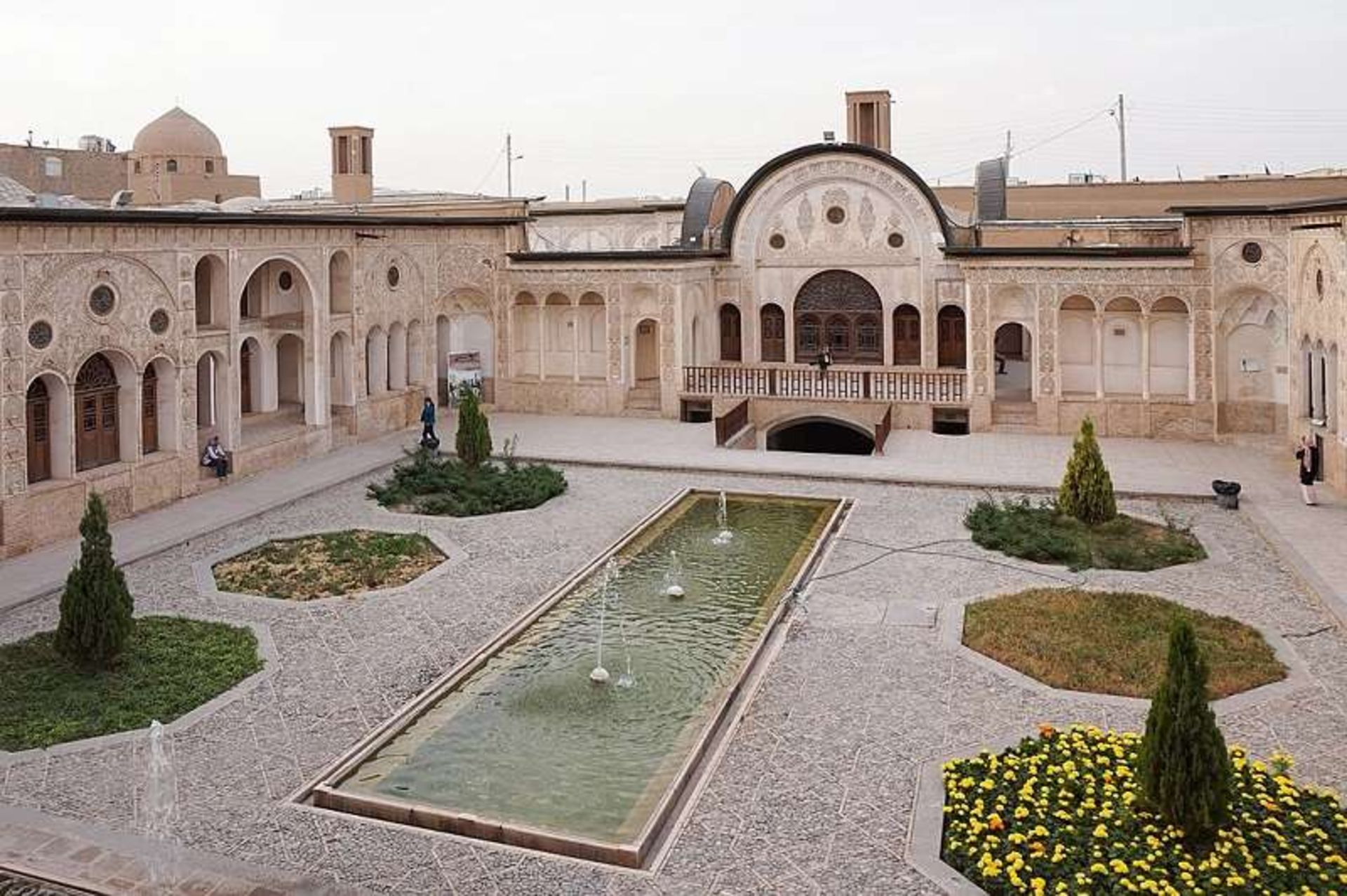 خانه طباطبایی کاشان؛ منبع عکس: ویکی ودیا؛ عکاس: Bernard Gagnon