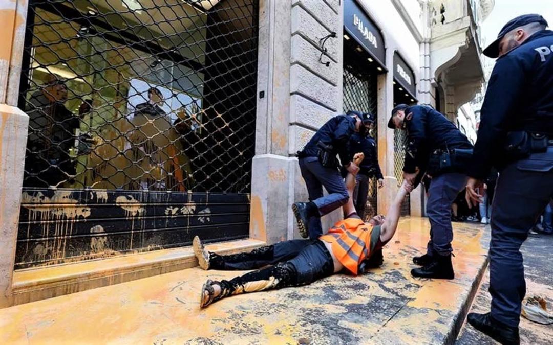 بازداشت مدافع محیط زیست توسط پلیس رم 