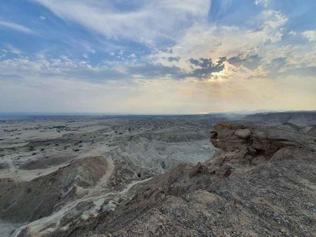 منظره جزیره قشم از نمای بام قشم