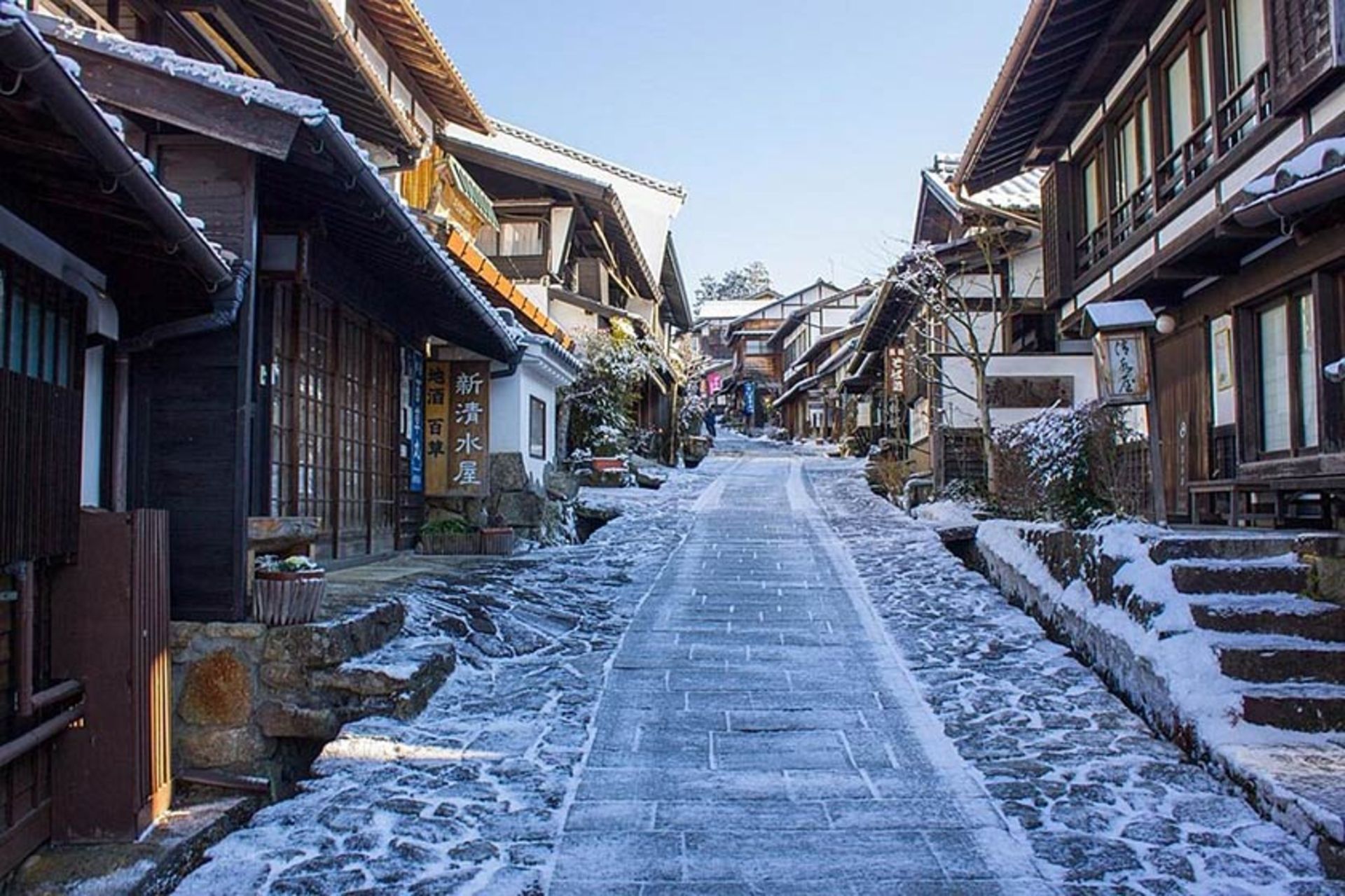 جاده برفی ناکاسندو (NAKASENDO) در ژاپن