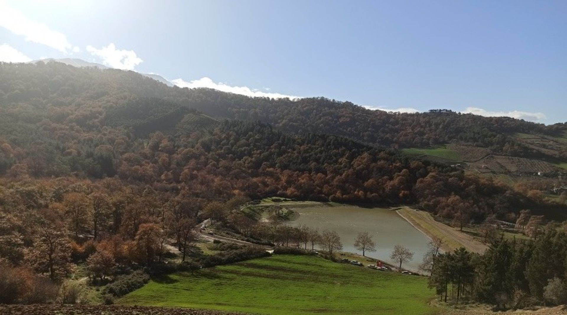 آب بندان روستای توشن؛ منبع عکس: گوگل مپ. عکاس: Ali