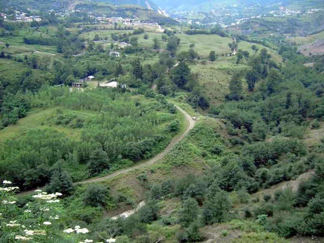 مسیر دسترسی به روستای لاویج. منبع عکس: گوگل مپ. عکاس: مرتضی سورگی