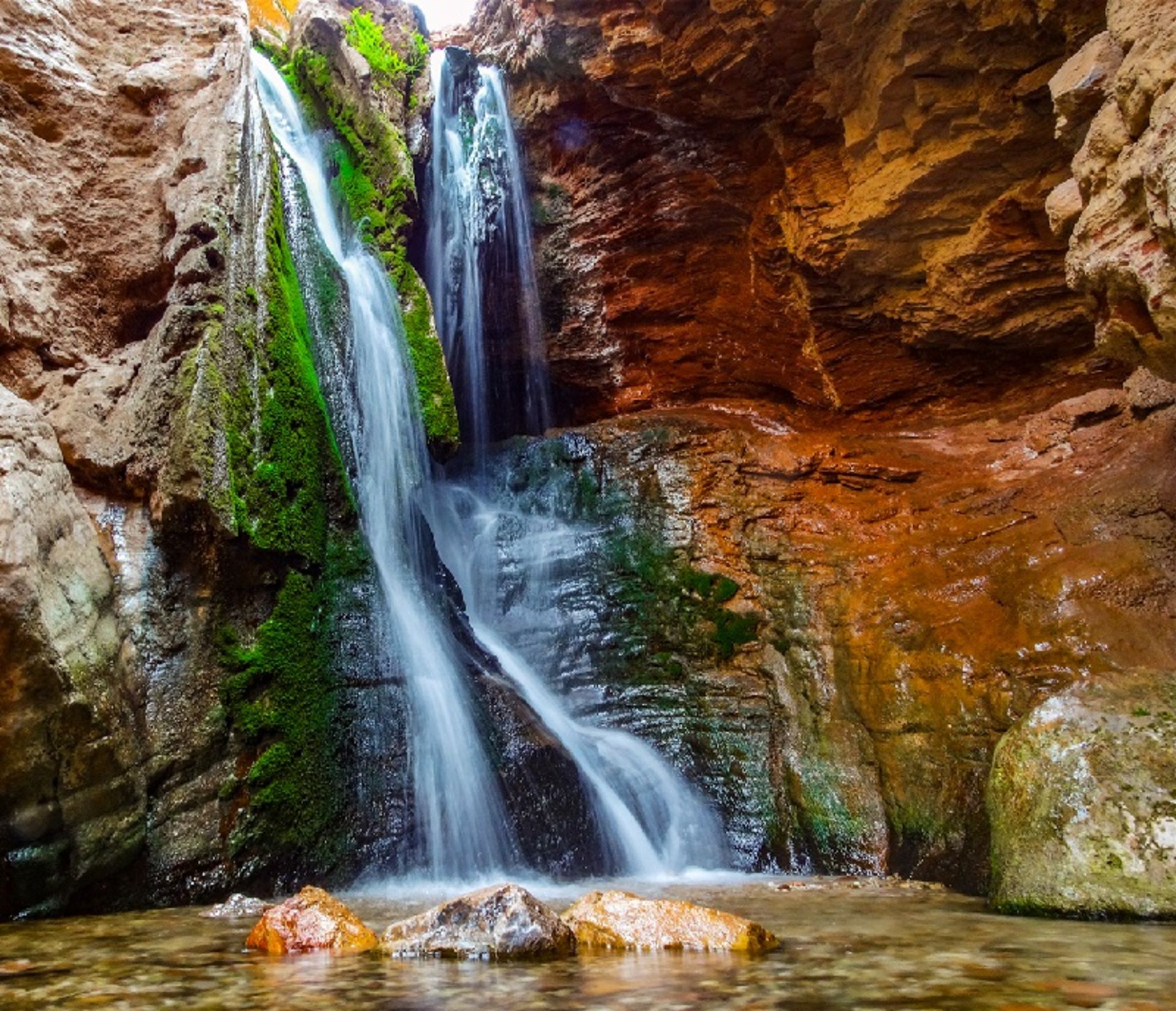 آبشار تفتو، منبع: tabasgeopark، عکاس: نامشخص