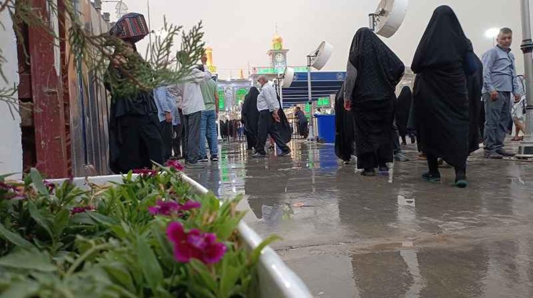 بین الحرمین در یک روز بارانی؛ منبع عکس: گوگل مپ؛ عکاس: حامد حاجی رمضانعلی