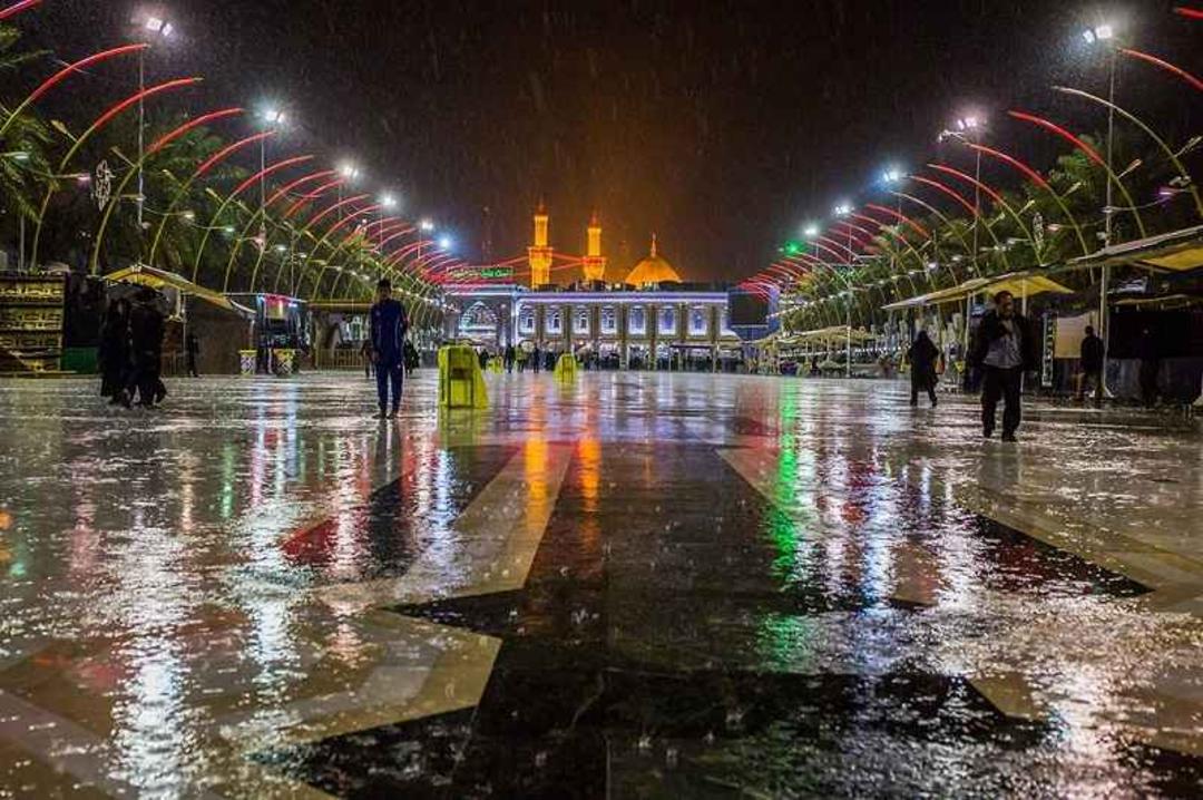 بین الحرمین در شب؛ منبع عکس: گوگل مپ؛ عکاس: دنیل کریمی عکاس: 
